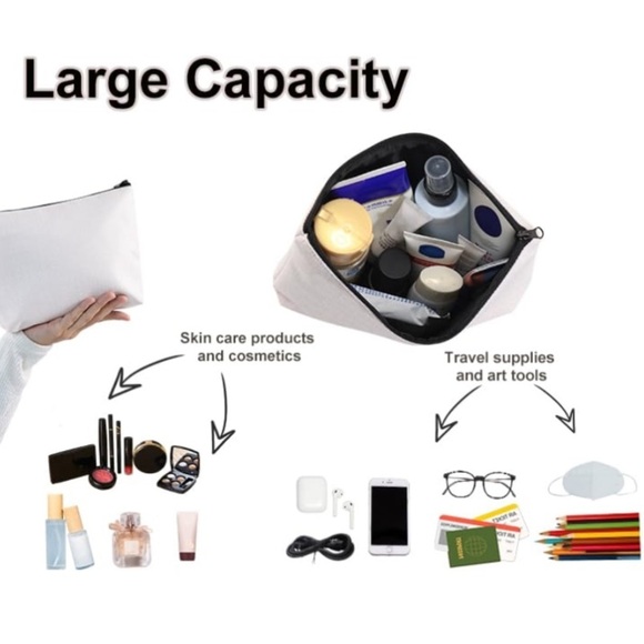 ❤️ BNWT Dental Assistant Cosmetic Makeup Bag Hygienist Great Gift Dental Student - Picture 3 of 7